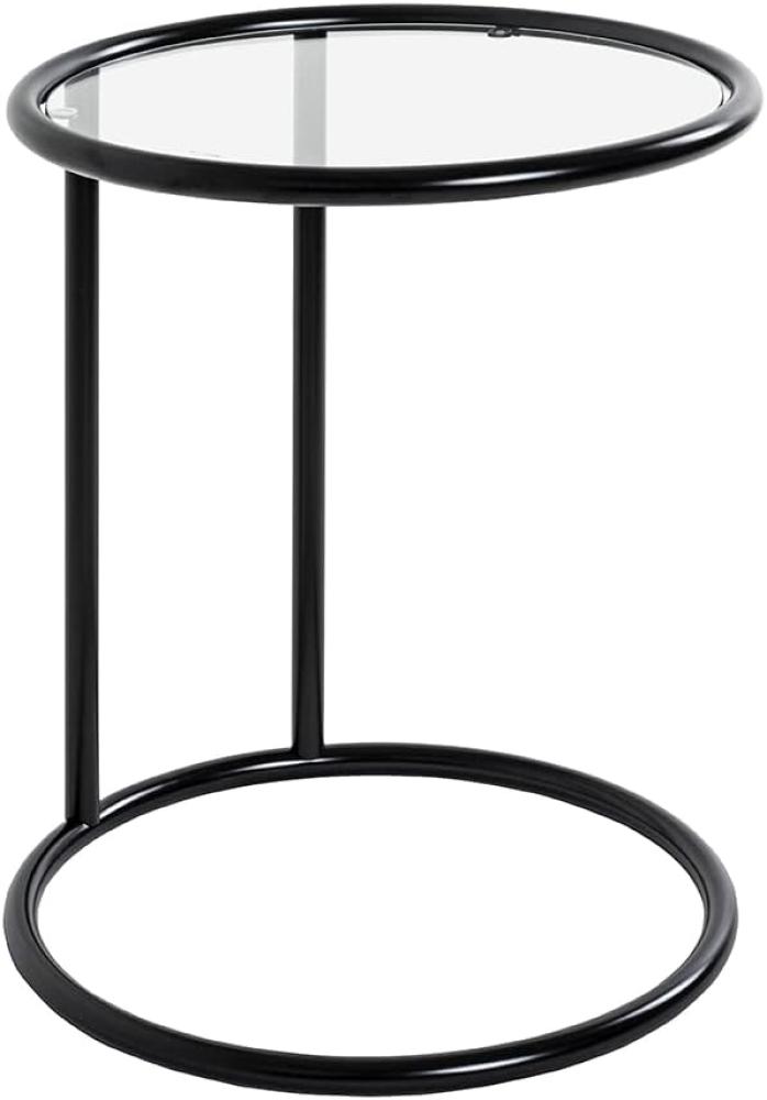 HAKU Möbel Beistelltisch, Metall, schwarz, Ø 45 x H 55 cm Bild 1
