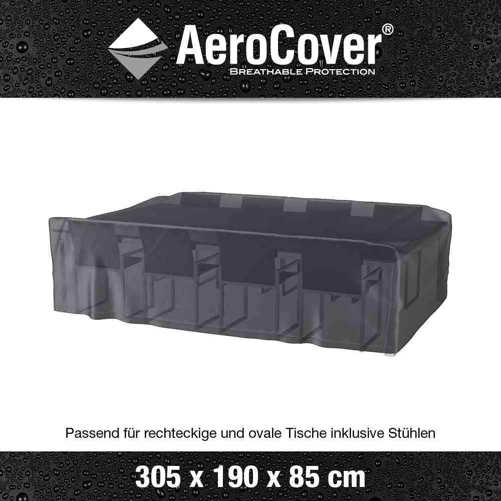 AeroCover Schutzhülle für Sitzgruppen 305x190x85 cm Schutzhaube Gartentisch Tischhülle Bild 1