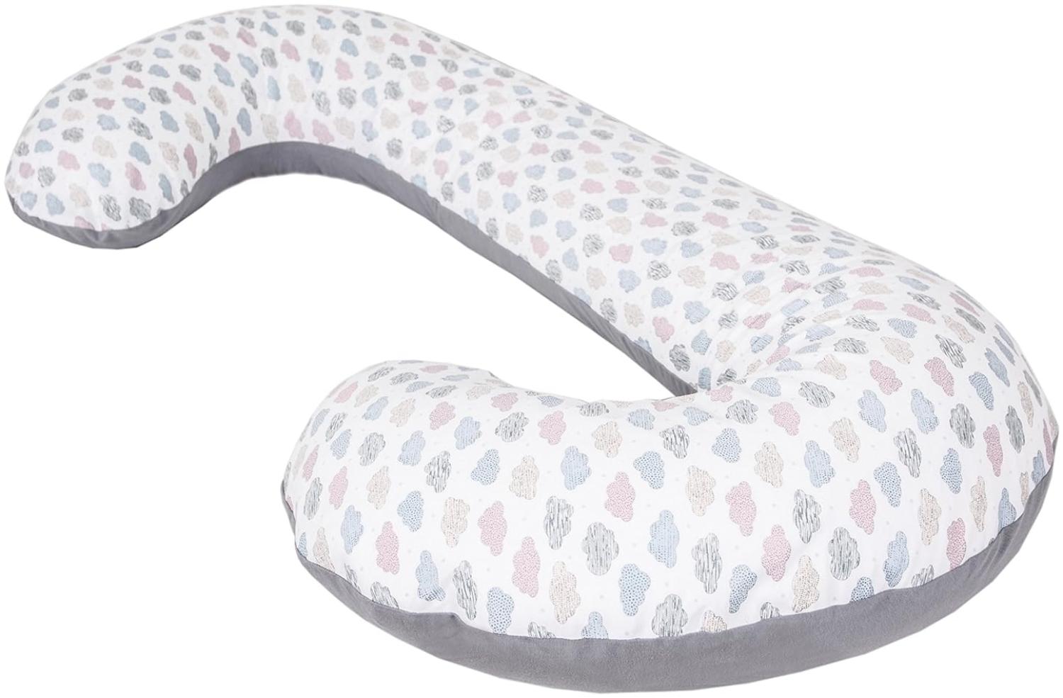 Ceba Baby w-705 – 700 – 528 Multifunctional Physio Pillow Duo Clouds Jerseymini, Multi, Flexi Bild 1