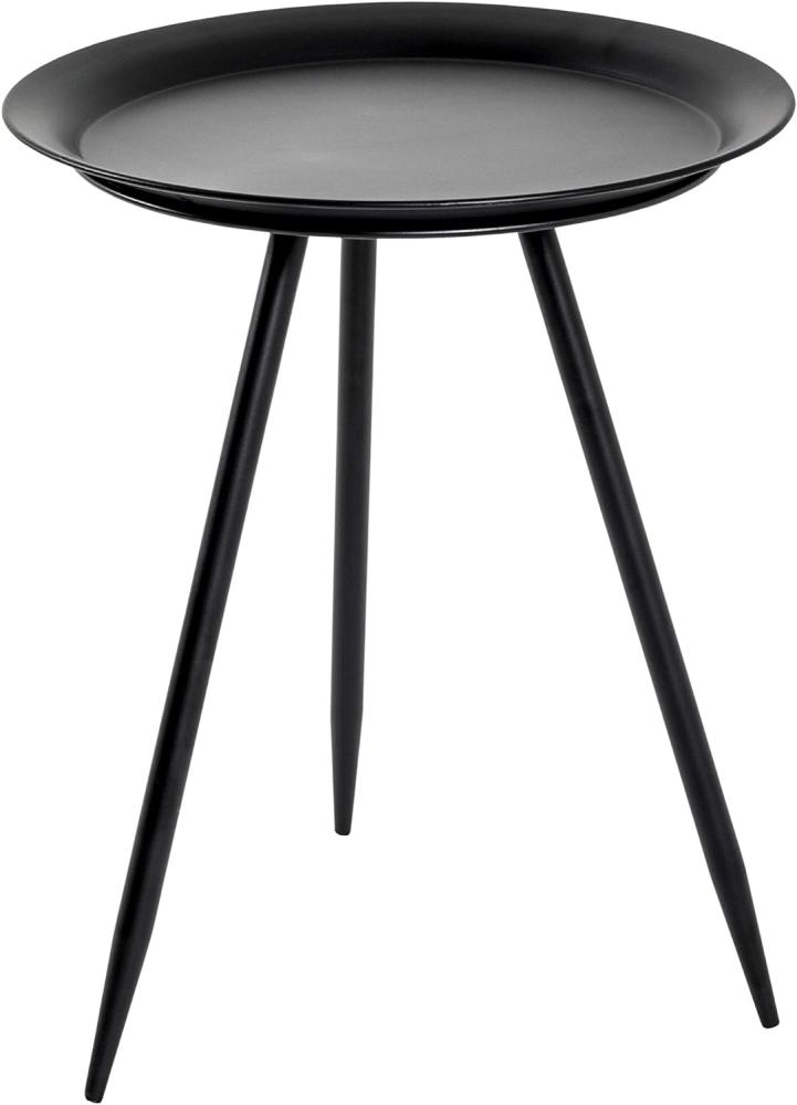 HAKU Möbel Beistelltisch, Metall, schwarz, Ø 38 x H 47 cm Bild 1