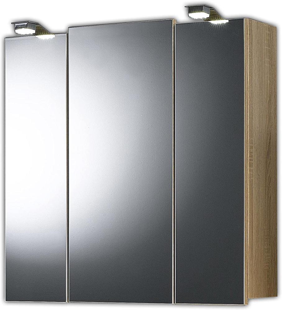 Posseik Spiegelschrank Badezimmerschrank 17x70x62cm Bild 1