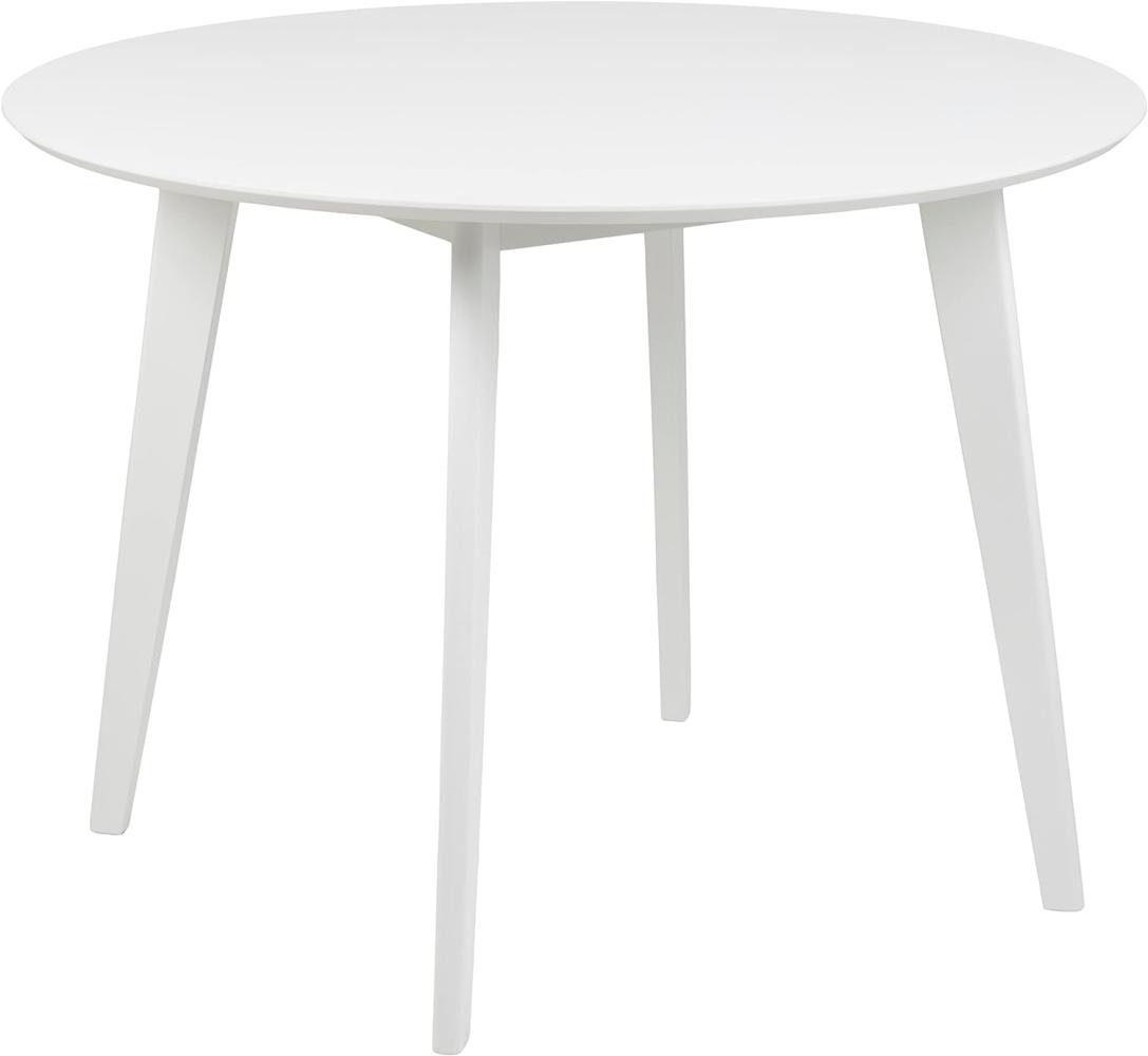 Roxby Esstisch Ø105 cm weiß Esszimmertisch Tisch Esszimmer Esstische Möbel Bild 1
