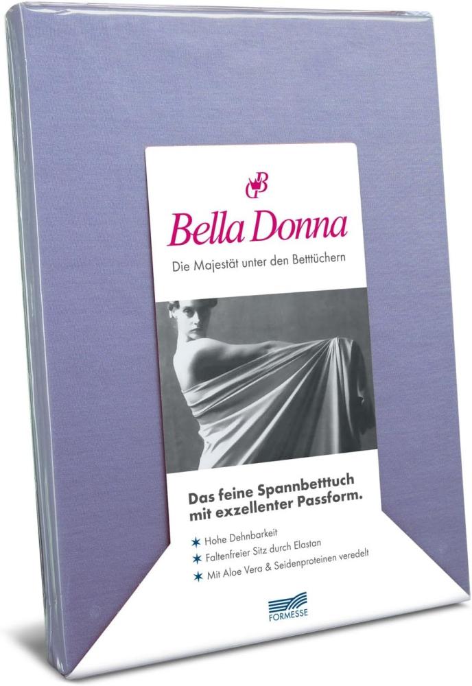 Formesse Bella-Donna Jersey Spannbettlaken | 120x200 - 130x220 cm | azur Bild 1