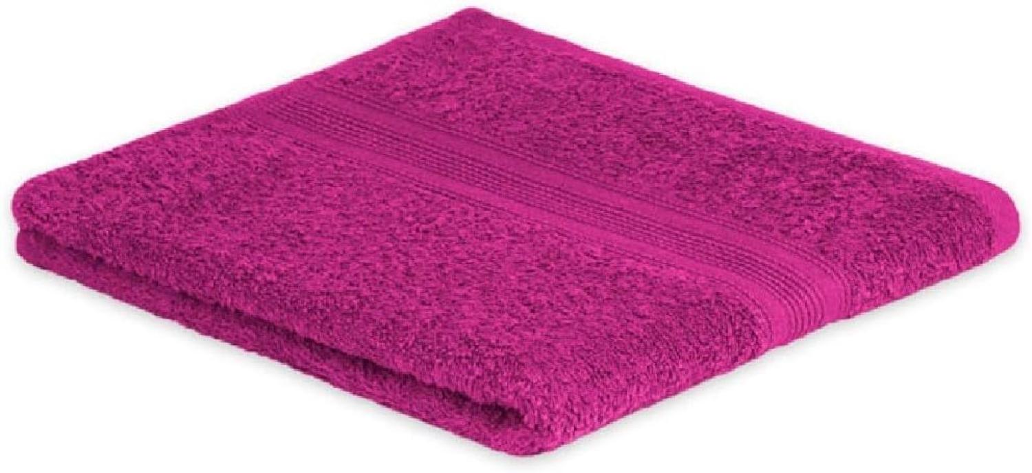 Handtuch Frottier 500 g/m² 50 x 100 cm Pink Bild 1