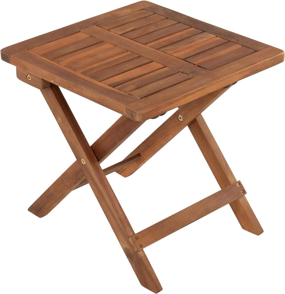 Beistelltisch Holztisch Lounge Tisch Kaffeetisch Gartentisch Klapptisch Akazie Bild 1
