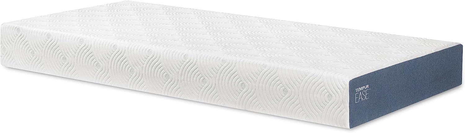 TEMPUR EASE Roll-Matratze 90 x 200 cm - Höhe 18 cm mit Memory Foam, Liegegefühl mittelfest, waschbarer Bezug, Weiß Bild 1