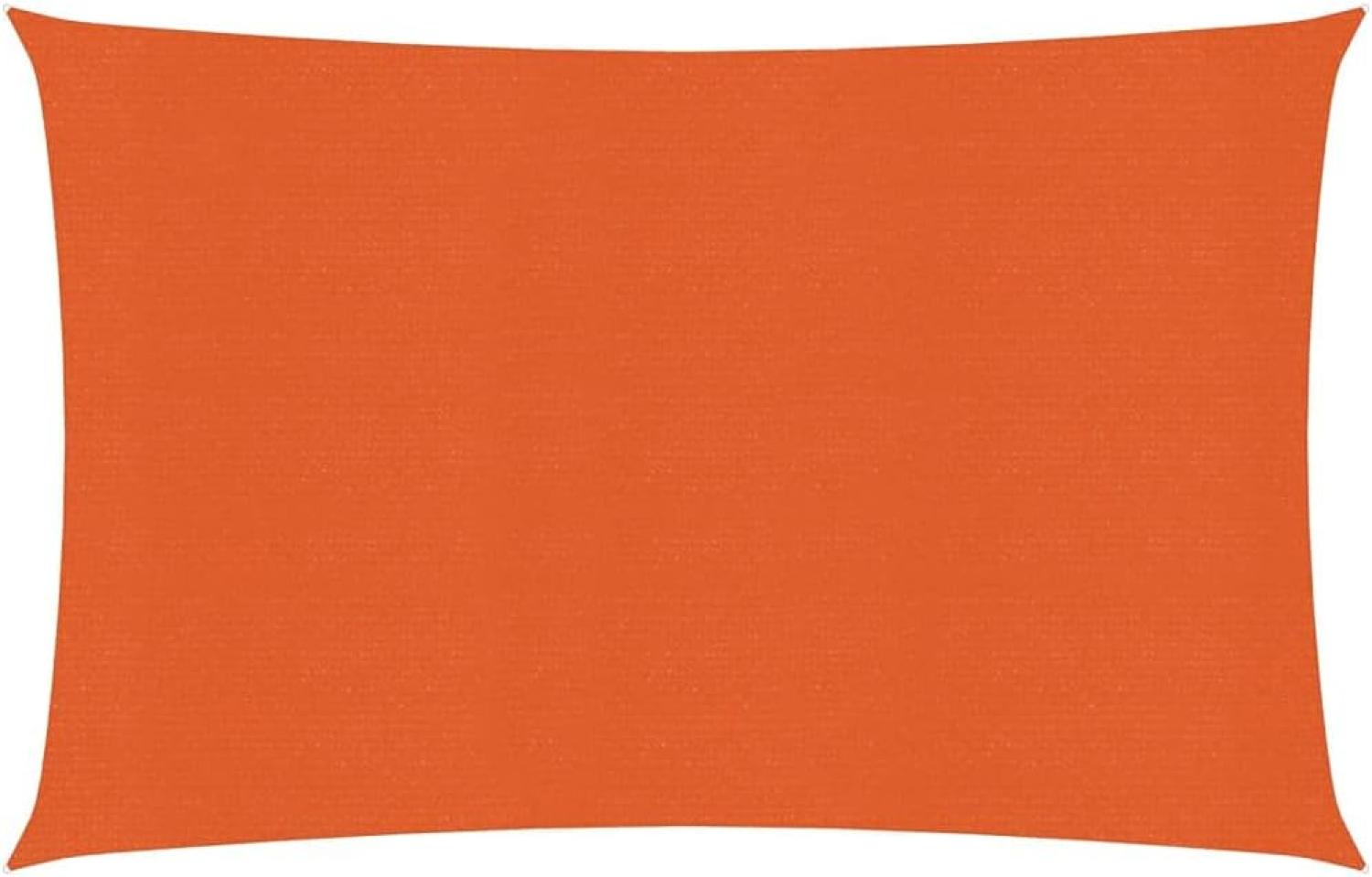 vidaXL Sonnensegel 160 g/m² Orange 2x3 m HDPE Bild 1