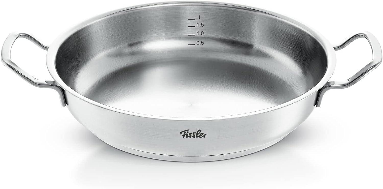 Fissler original-profi collection Edelstahl Servierpfanne 28 cm Ø Höhe 7 cm 3,0L Bild 1