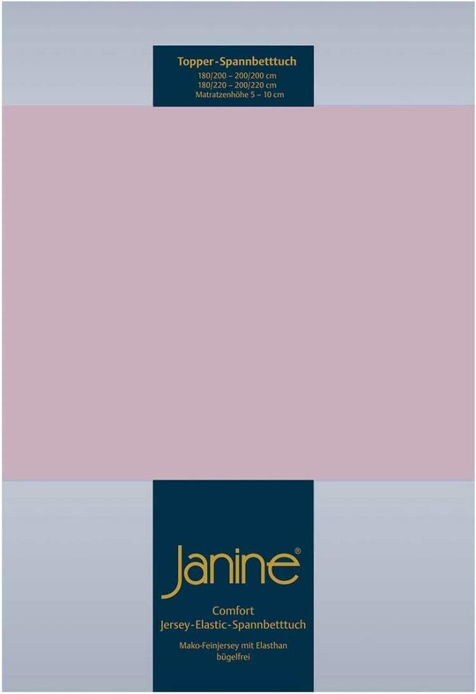 Janine Topper Spannbetttuch TOPPER Elastic-Jersey altrosé 5001-21 200x200 Bild 1