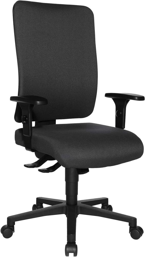 Topstar Open X (P) ergonomischer Bürostuhl, Schreibtischstuhl, Stoffbezug, anthrazit Bild 1