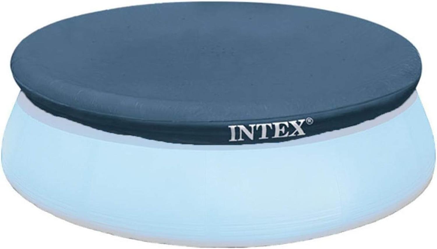 Intex 28020 Easy Pool Cover, PVC, Blue, 244 cm Bild 1