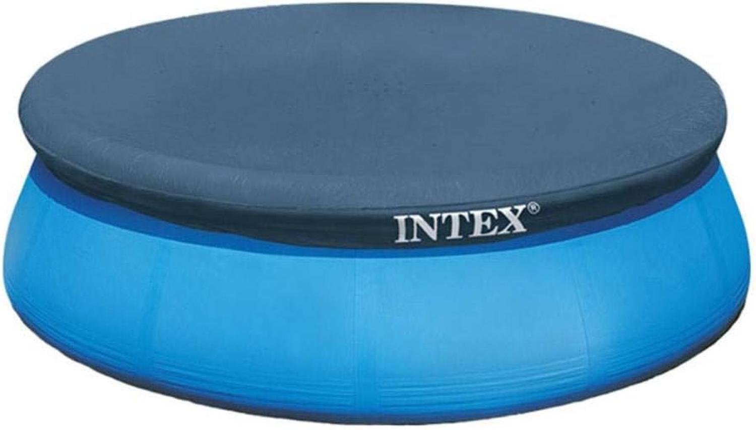 Intex 28020 Easy Pool Cover, PVC, Blue, 244 cm Bild 1