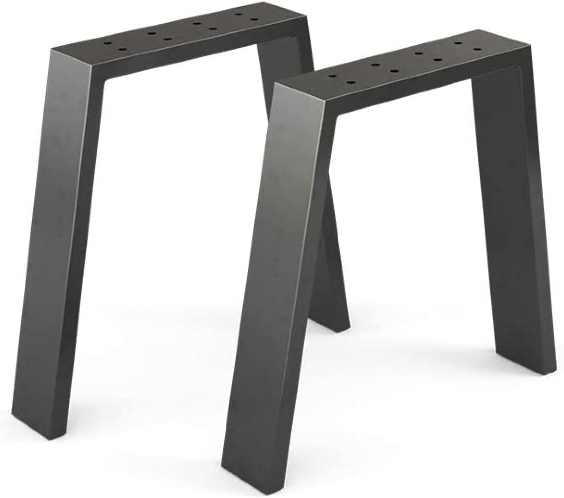 Vicco Loft Tischkufen U-Form 42cm Tischbeine Tischgestell Couchtisch Möbelfüße Bild 1