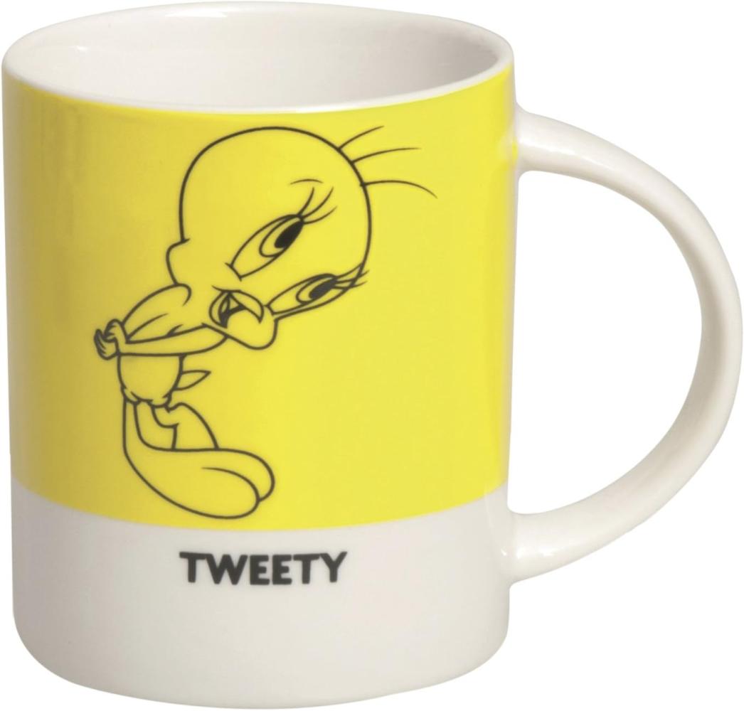 Excelsa Looney Tunes Mug Tweety 300 ml, Porzellan, Gelb, 8. 9 x 8. 9 x 9 cm Bild 1