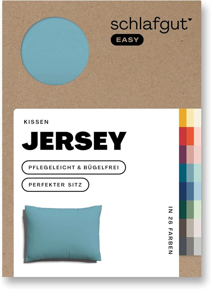 Schlafgut Kissenbezug EASY Jersey, (1 Stück), Kissenhülle mit Reißverschluss, weich und saugfähig, Kissenbezug Bild 1