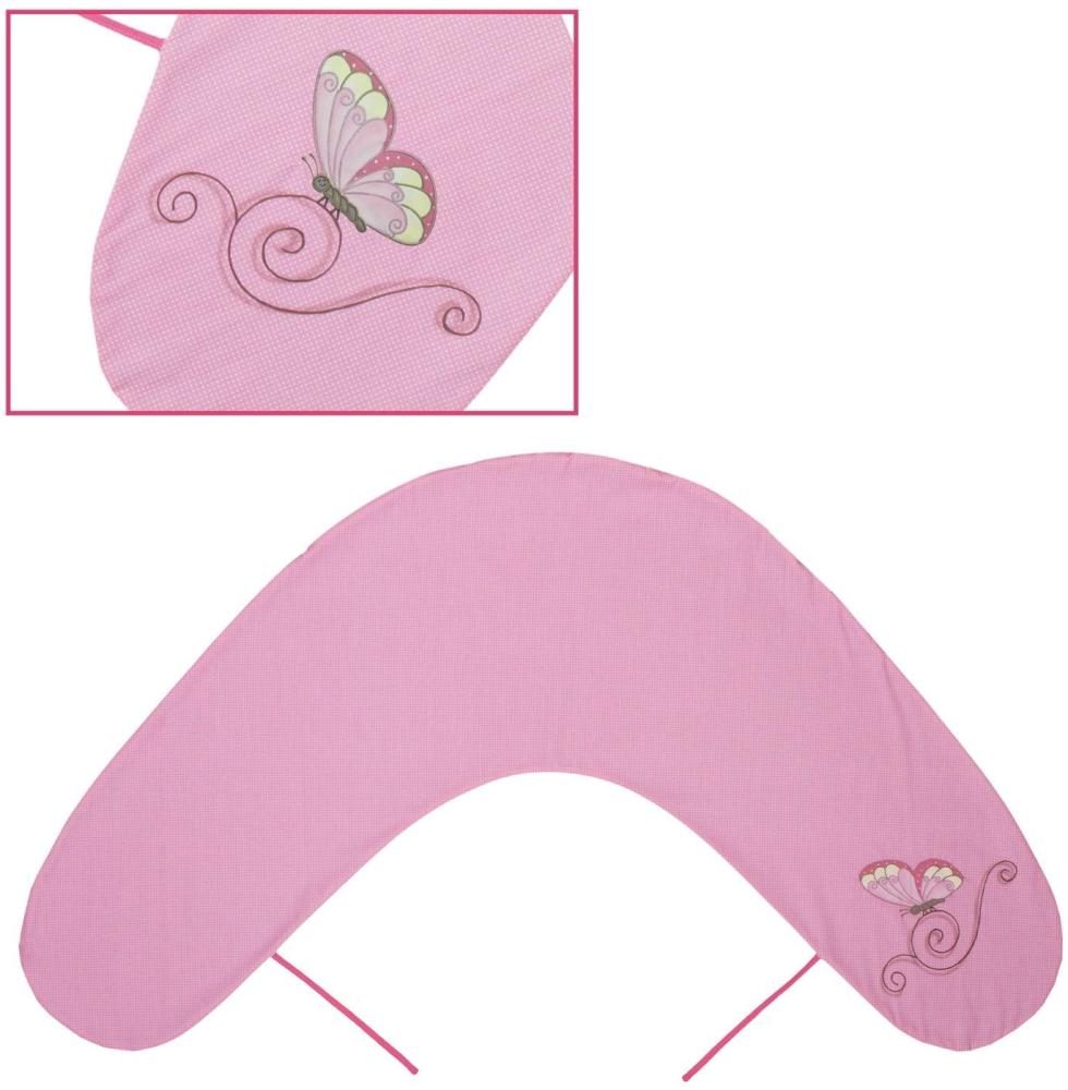 Belily 'Schmetterling' Stillkissen - Seitenschläferkissen pink Bild 1