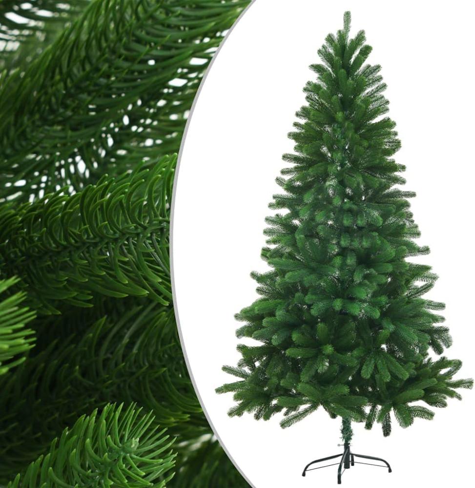 vidaXL Künstlicher Weihnachtsbaum Naturgetreue Nadeln 150 cm Grün Bild 1