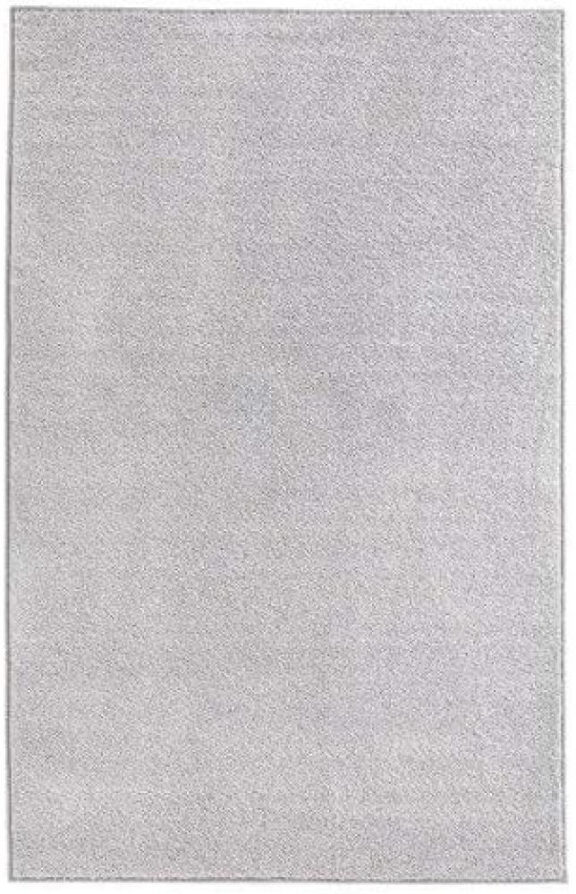 Kurzflor Bettumrandung Pure - grau - 70x140/70x140/70x230 cm Bild 1
