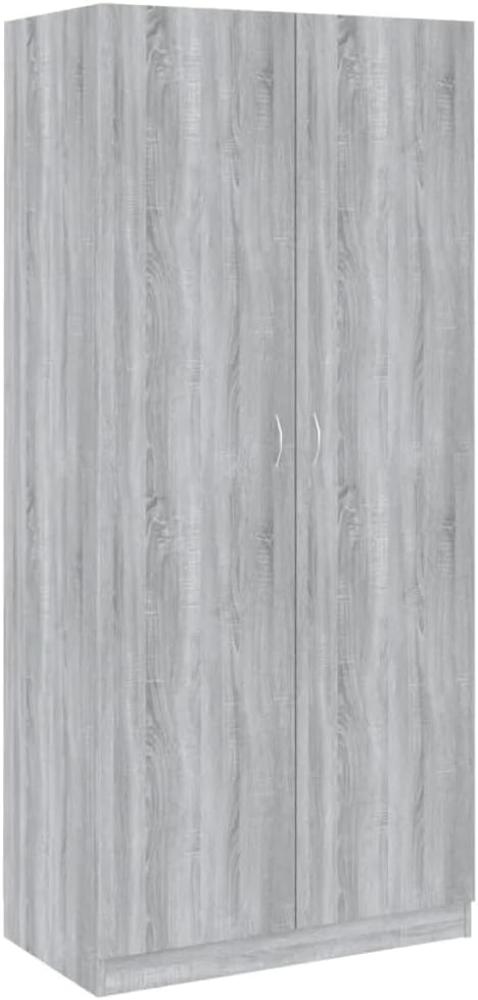 Kleiderschrank, Holzwerkstoff, Grau Sonoma, 90x52x200 cm Bild 1