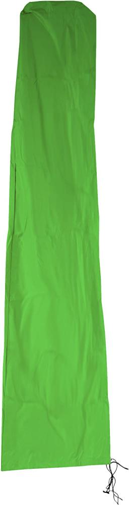 Schutzhülle Meran für Marktschirm bis 5m, Abdeckhülle Cover mit Reißverschluss ~ grün Bild 1