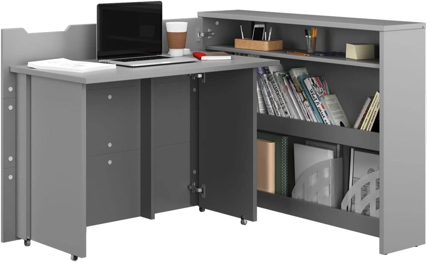 Schreibtisch Work Concept CW-01 (Farbe: Grau, Seite: Links) Bild 1