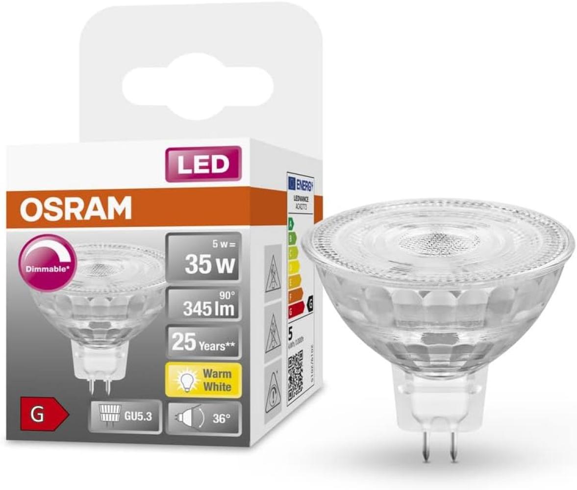 Osram LED-Lampe MR16 5W/927 (35W) 36° Dimmable GU5. 3 Bild 1