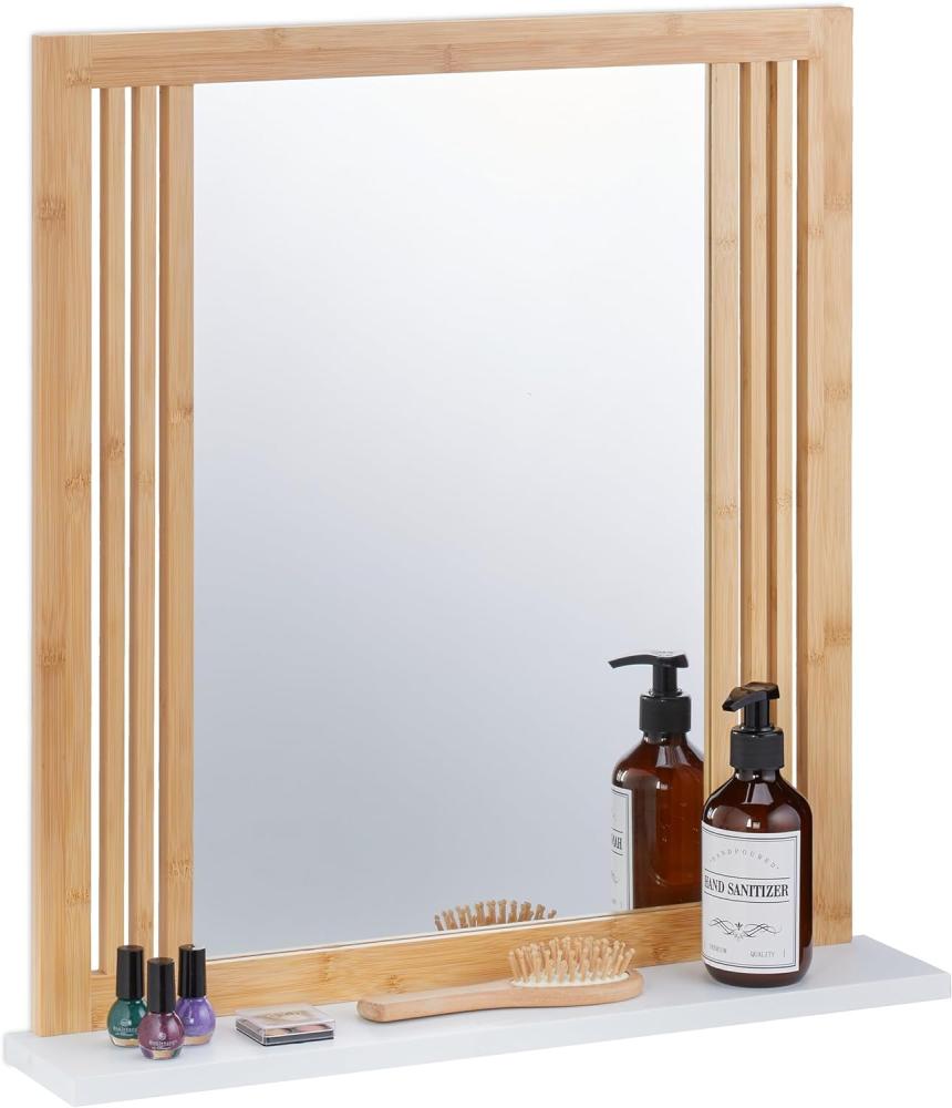 Bambus Badspiegel mit Ablage 10046278 Bild 1