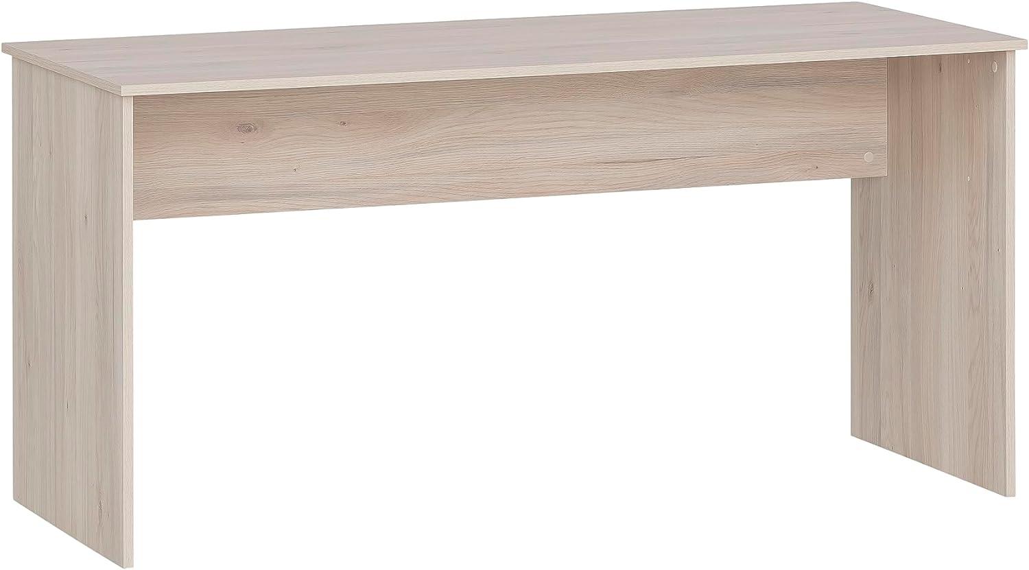 Schildmeyer Reno 400 Schreibtisch, Holzwerkstoff, sandeiche Dekor, 150 x 65 x 73,6 cm Bild 1