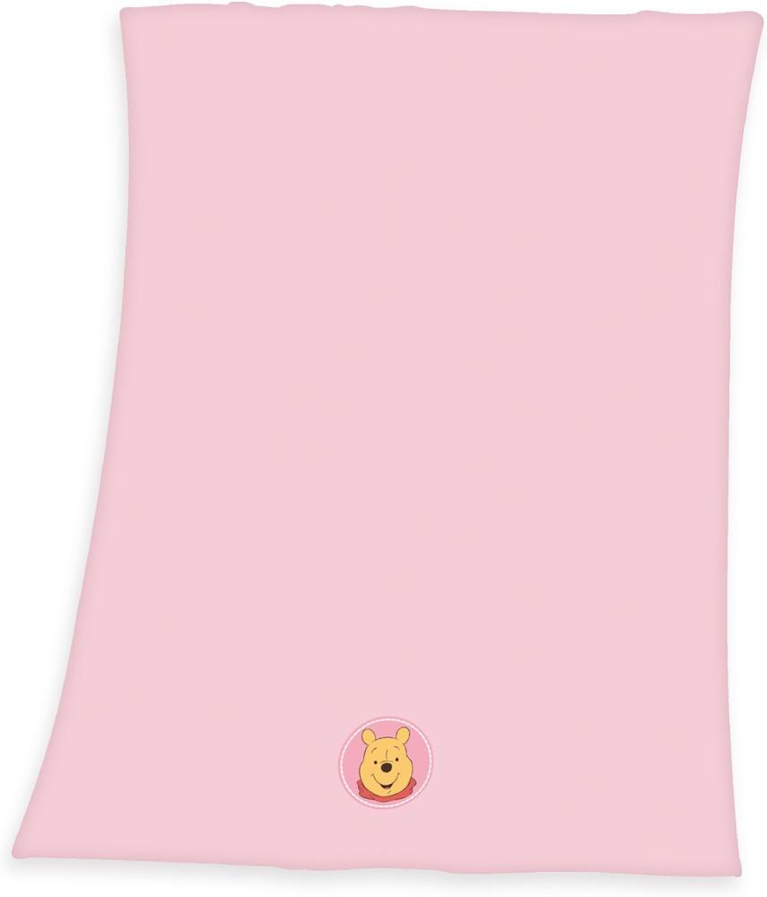 \"Disney Baby Decke Flauschdecke Winnie Pooh, rosa, 75 x 100 cm\" Bild 1