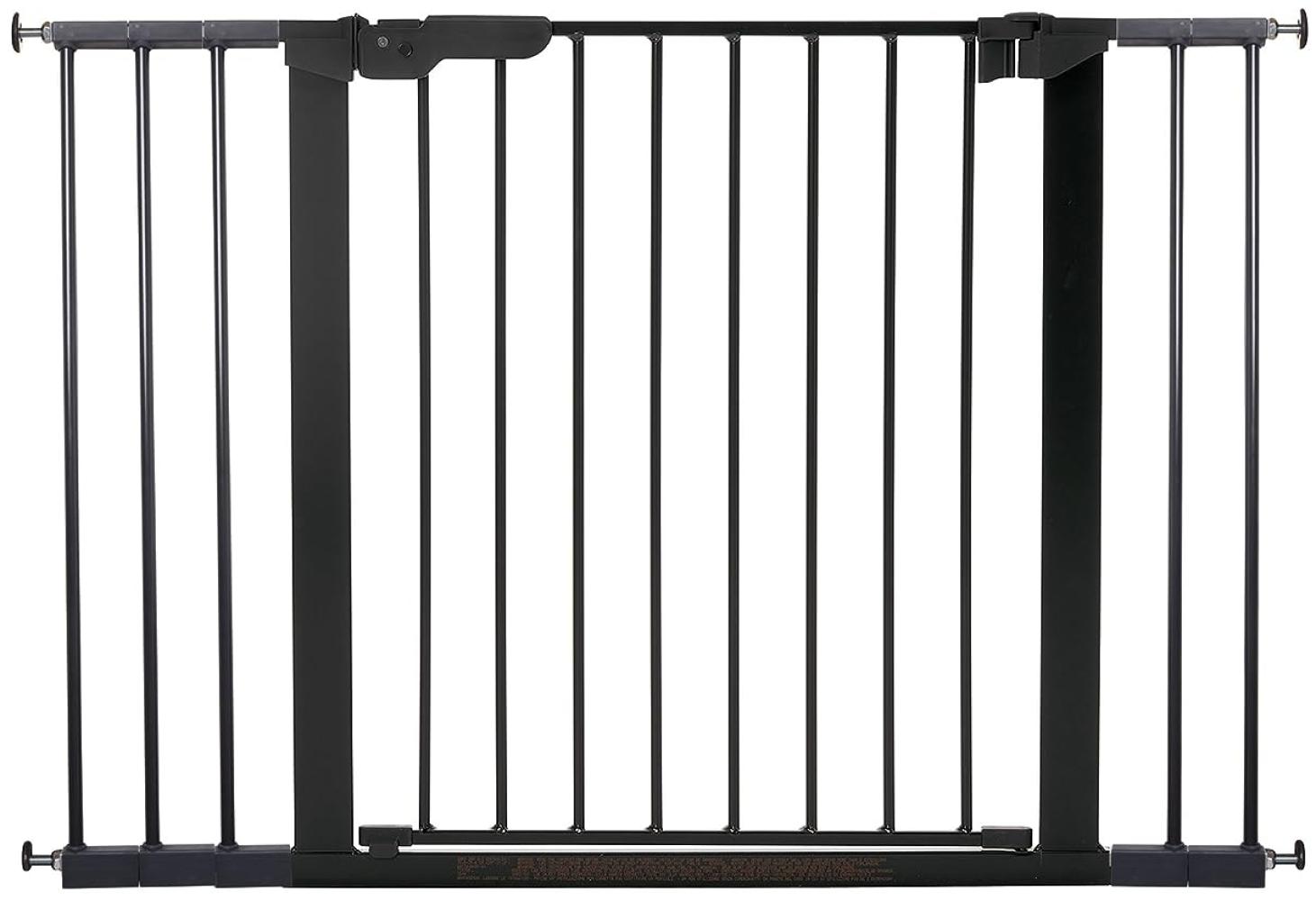 BabyDan Premier Türschutzgitter / Treppenschutzgitter zum Klemmen, 105,5 - 112.8 cm - hergestellt in Dänemark und vom TÜV GS geprüft, Farbe: Schwarz Bild 1