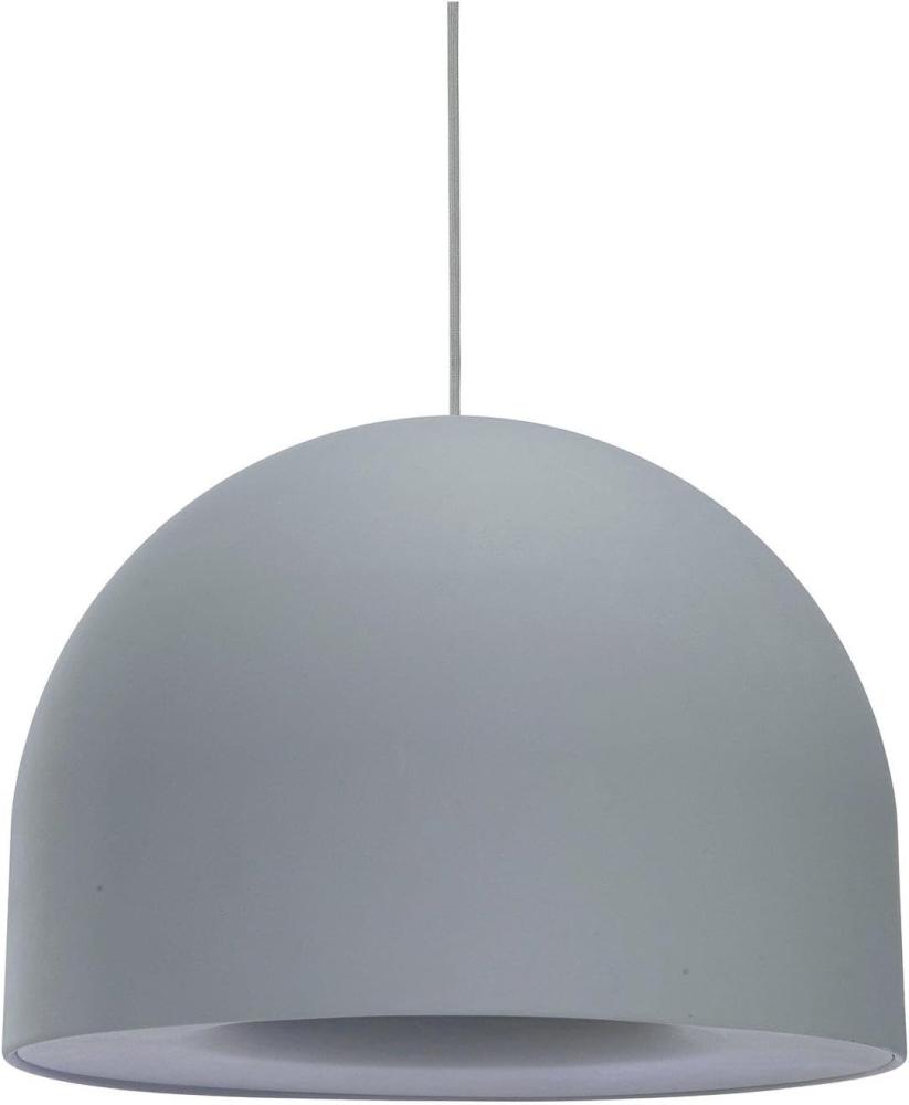 Hochwertig moderne Hängelampe matt grau aus Metall PR Home Norp 40cm E27 Bild 1