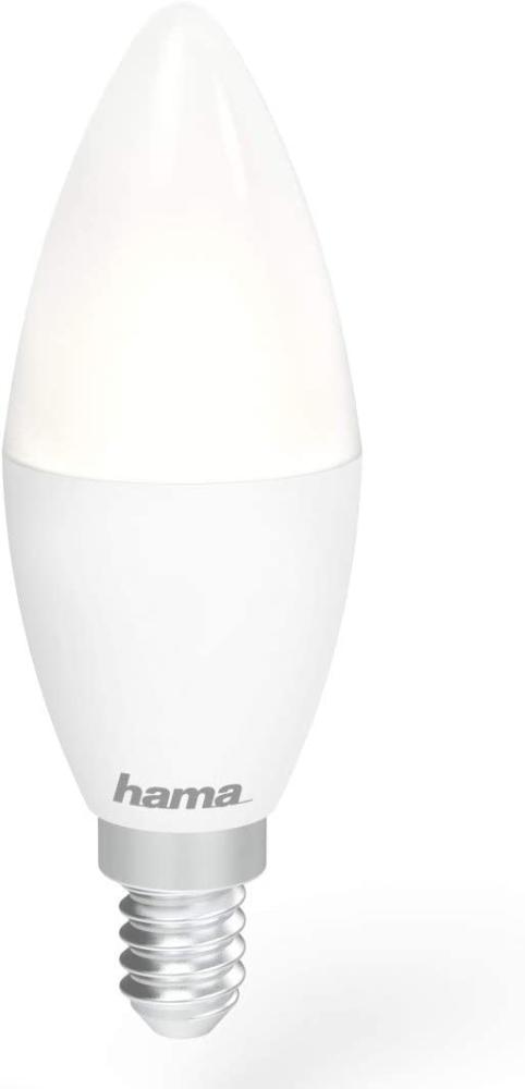 Hama WLAN-LED-Lampe E14 5,5W weiß, dimmbar, Kerze 176602 EEK F Bild 1