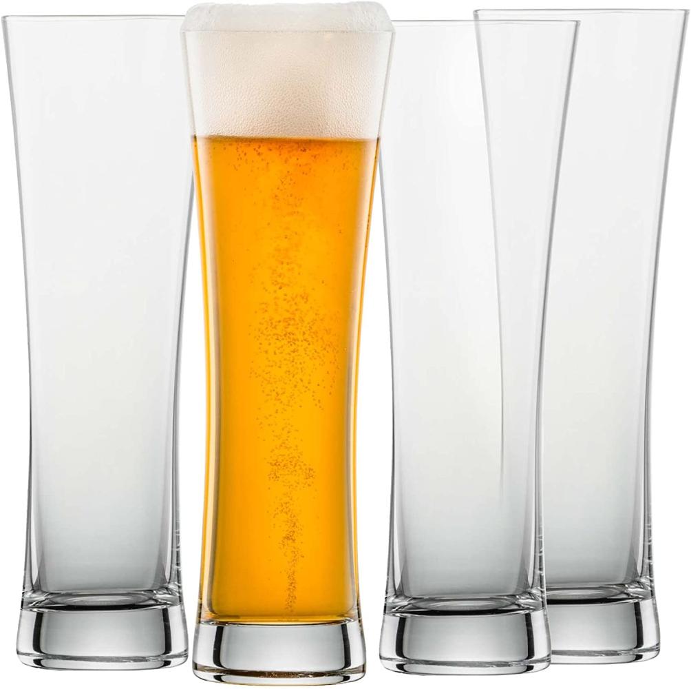 Schott Zwiesel 2er-Set kleines Weizenbier-/Pilsglas Beer Basic mit Moussierpunkt 0,3 l 120012 Bild 1