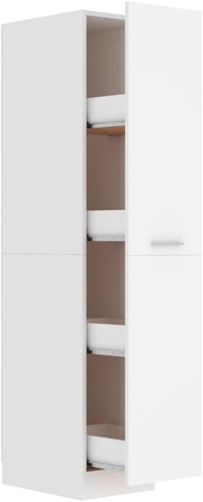 Apothekerschrank Weiß 30x42,5x150 cm Holzwerkstoff Bild 1