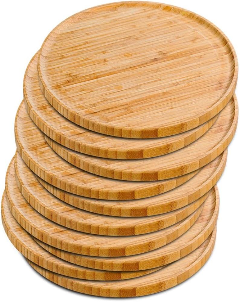KESPER 58463 Pizzateller 32 cm aus FSC-zertifiziertem Bambus / Holzteller / Pizzaunterlage / Pizza-Holzteller / Holzgeschirr Bild 1