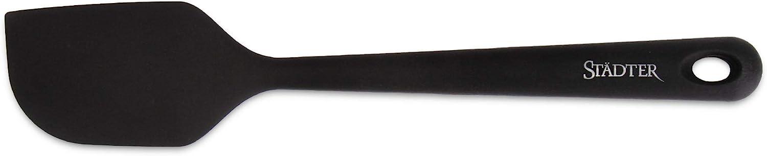 Städter Soft-Grip Teigschaber, Teig Schaber, Teigspatel, Teigteiler, Silikon, Schwarz, 24. 5 cm, 640085 Bild 1