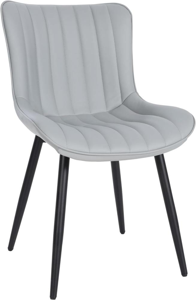 Stuhl Largo Kunstleder (Farbe: grau) Bild 1