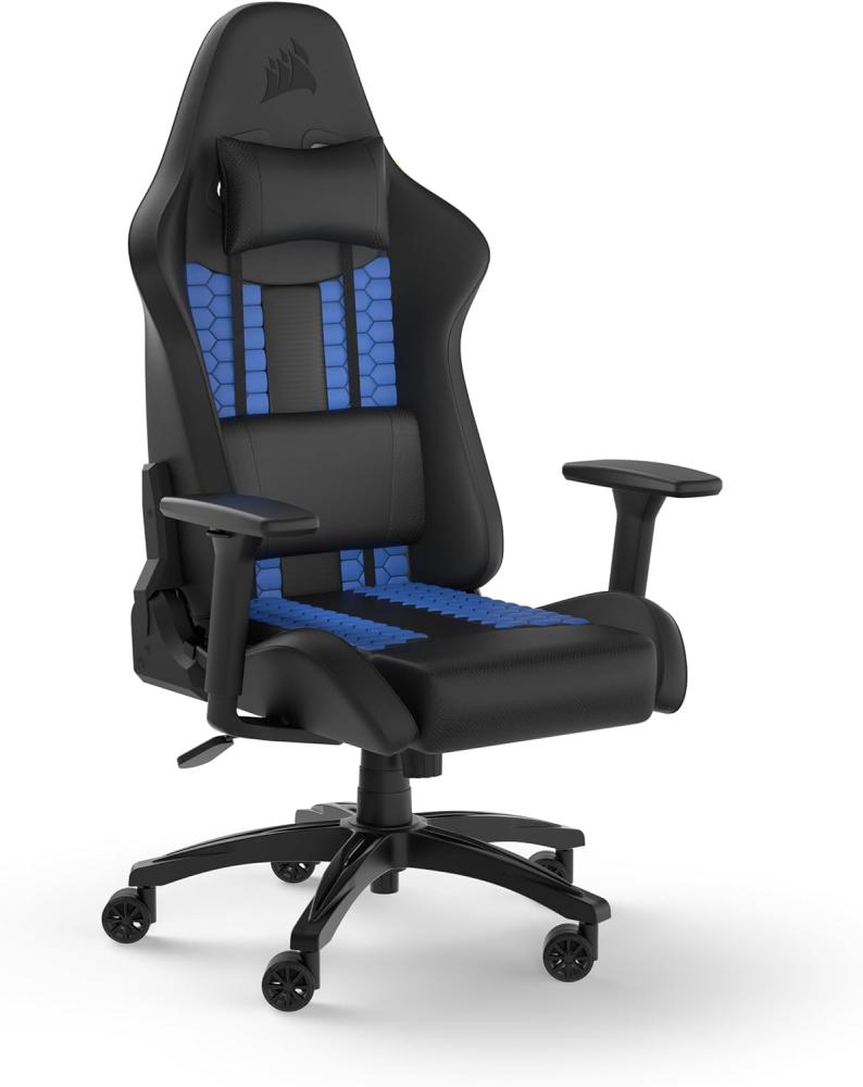 Corsair TC100 Gaming Stuhl, Blau, One Size Bild 1
