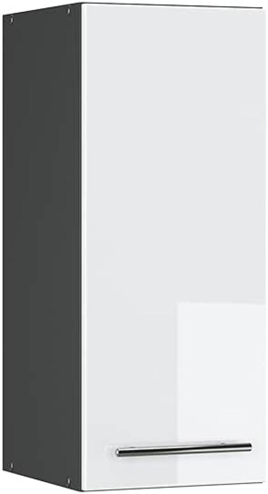 Vicco Hängeschrank 30 cm Küchenschrank Oberschrank Küchenzeile Fame-Line (Weiß Hochglanz) Bild 1