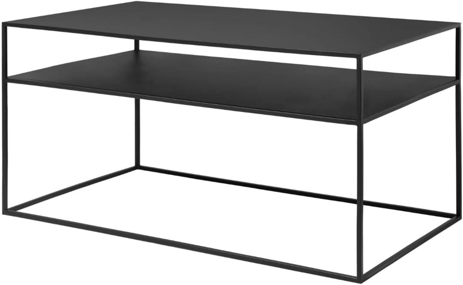 Blomus Wohnzimmertisch FERA black, Tisch, Zimmertisch, Stahl pulverbeschichtet, schwarz, 90 x 50 cm, 66007 Bild 1
