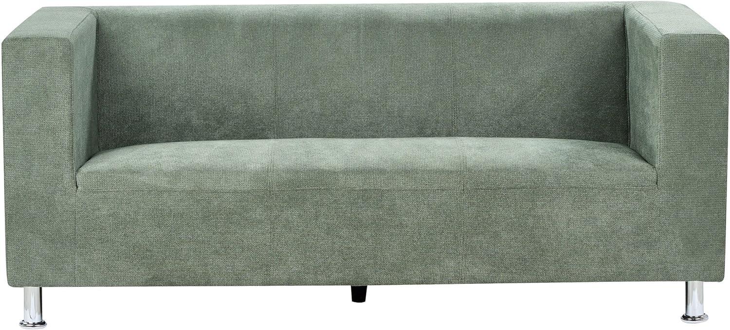 3-Sitzer Sofa Stoff grün FLORO Bild 1