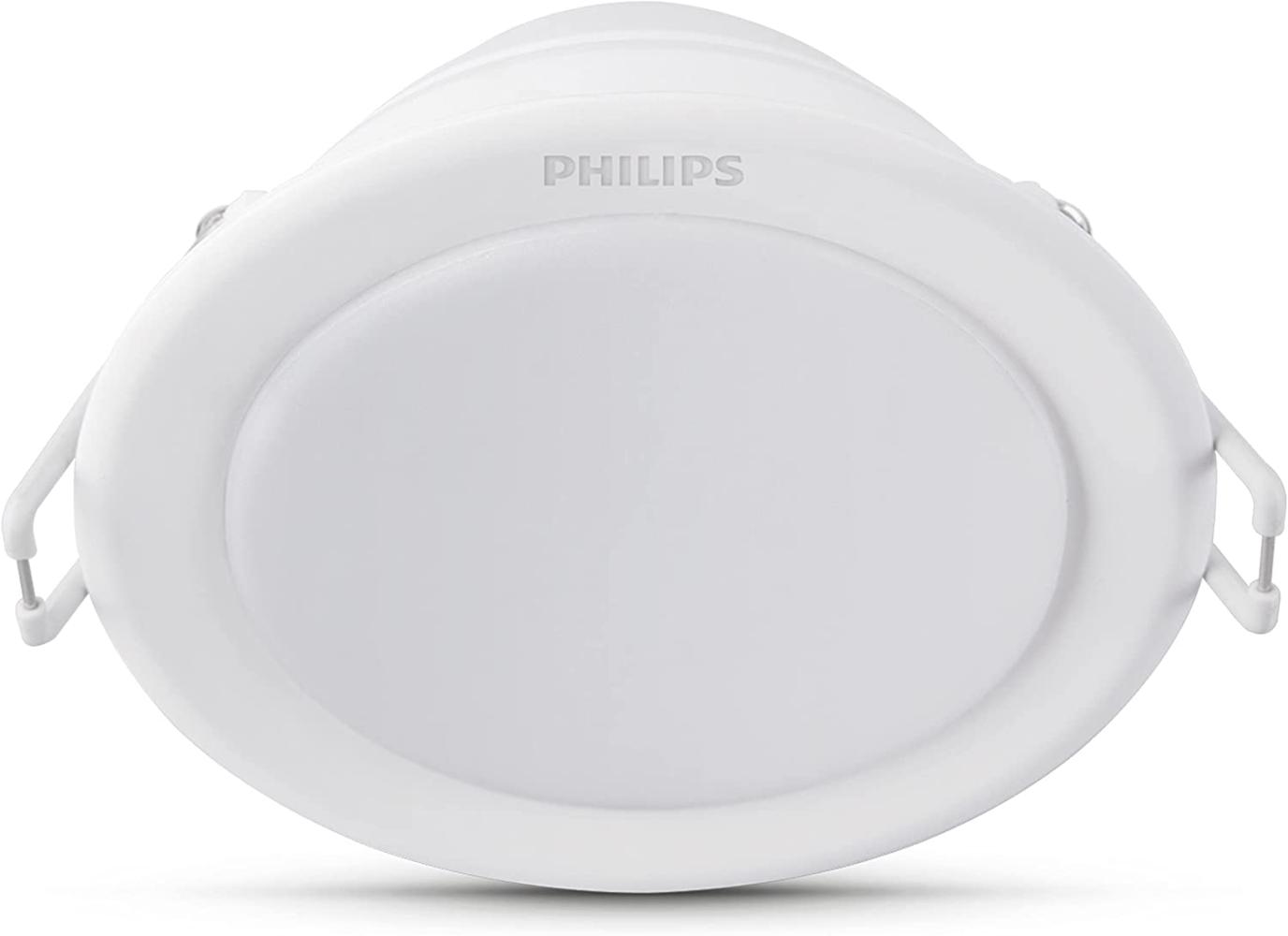 LED-Lampe Philips Downlight meson Weiß Kunststoff 550 lm (Ø 9,5 x 7,5 cm) Bild 1
