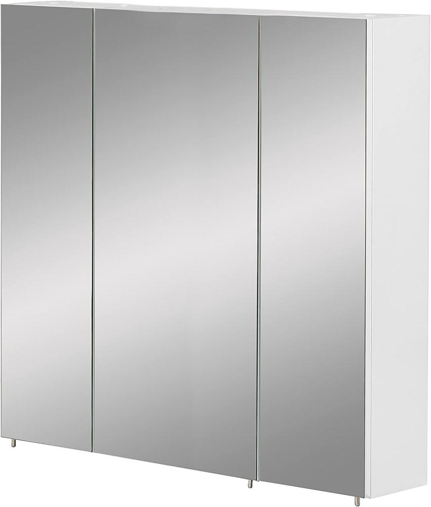 Schildmeyer Basic Spiegelschrank, Melaminharzbeschichtete, Weiß, 80 cm Bild 1