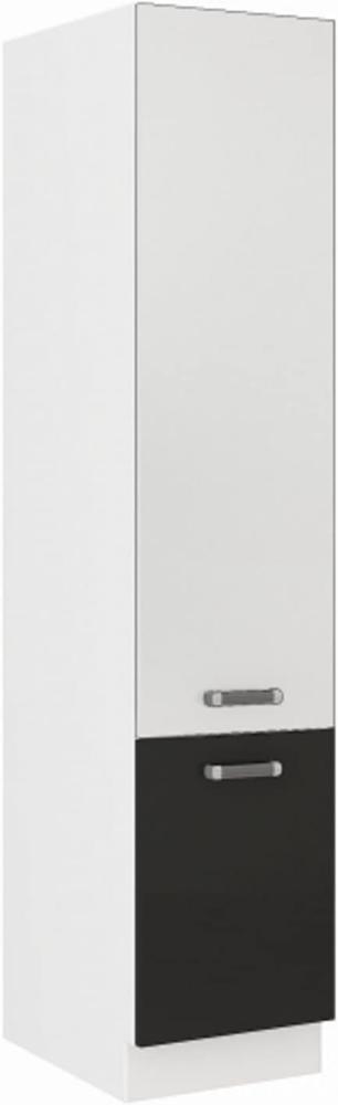 Küchen Vorratsschrank 40 cm für das Modell „Omega 240 Schwarz + Weiß“ Bild 1