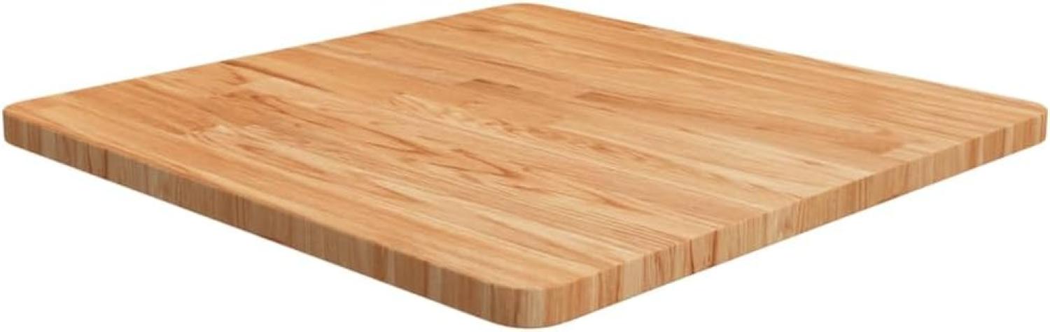 vidaXL Tischplatte Quadratisch Hellbraun 60x60x2,5cm Behandelte Eiche Bild 1