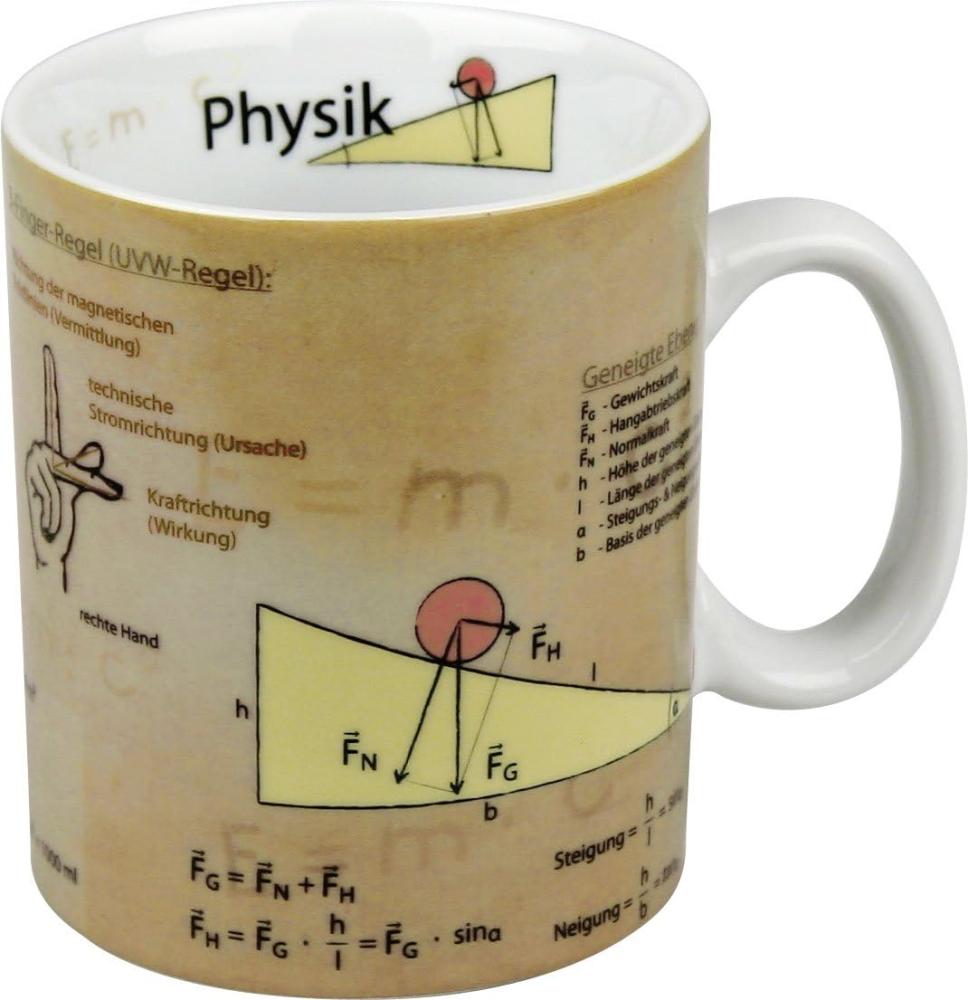 Könitz Wissensbecher Becher Physik, Kaffeebecher, Teetasse, Tasse, Porzellan, 460ml, 1113301062 Bild 1