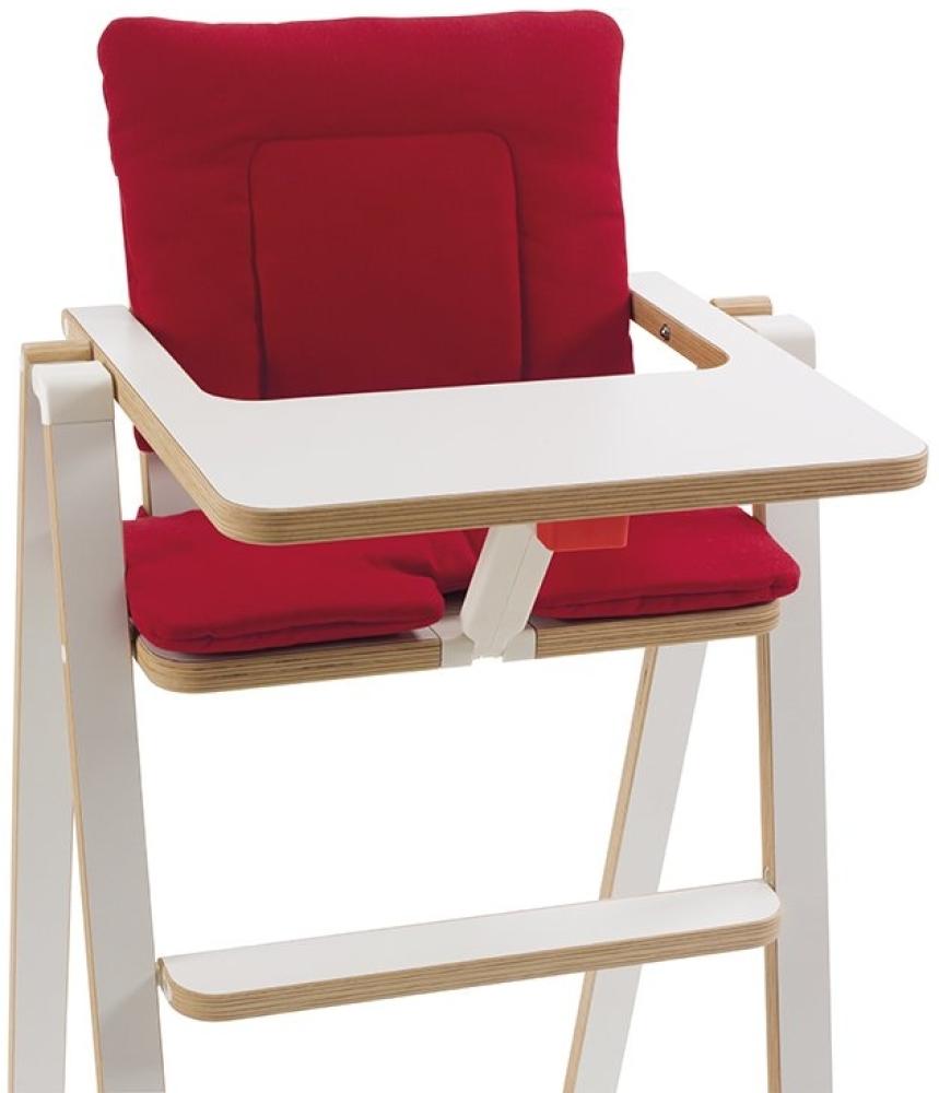 Sitzkissen für Kinder Hochstuhl SUPAflat, weich, 100% Baumwolle, leicht zu reinigen, Signature Red 88000060 Bild 1