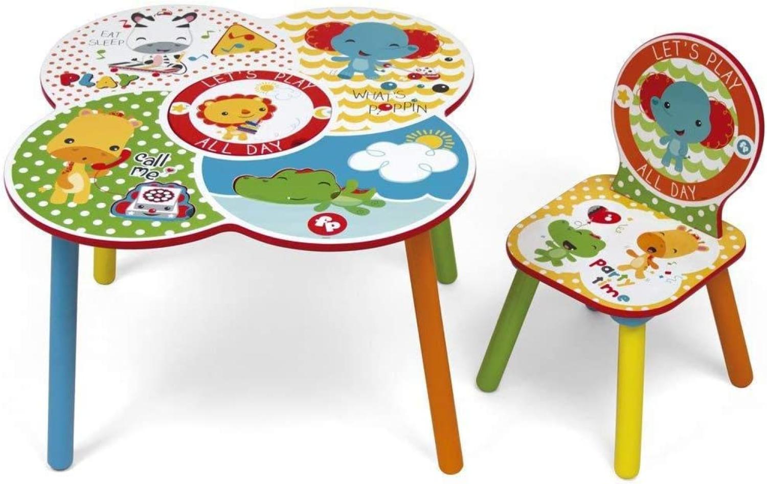 Kindertisch mit Stuhl 60 cm Bild 1