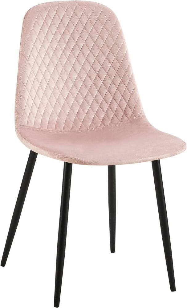 Stuhl Giverny Samt, pink Bild 1