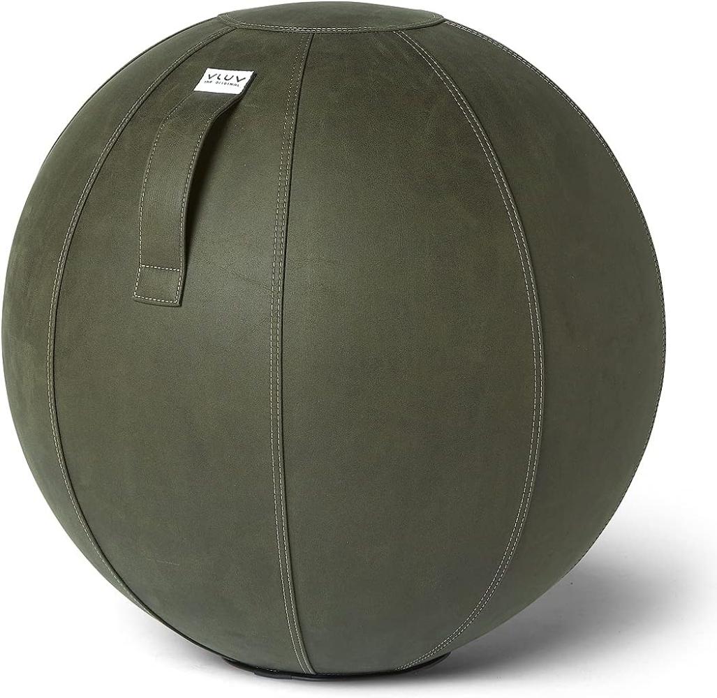 Vluv Vega Kunstleder-Sitzball Durchmesser 60-65 cm Moss / dunkelgrün Bild 1
